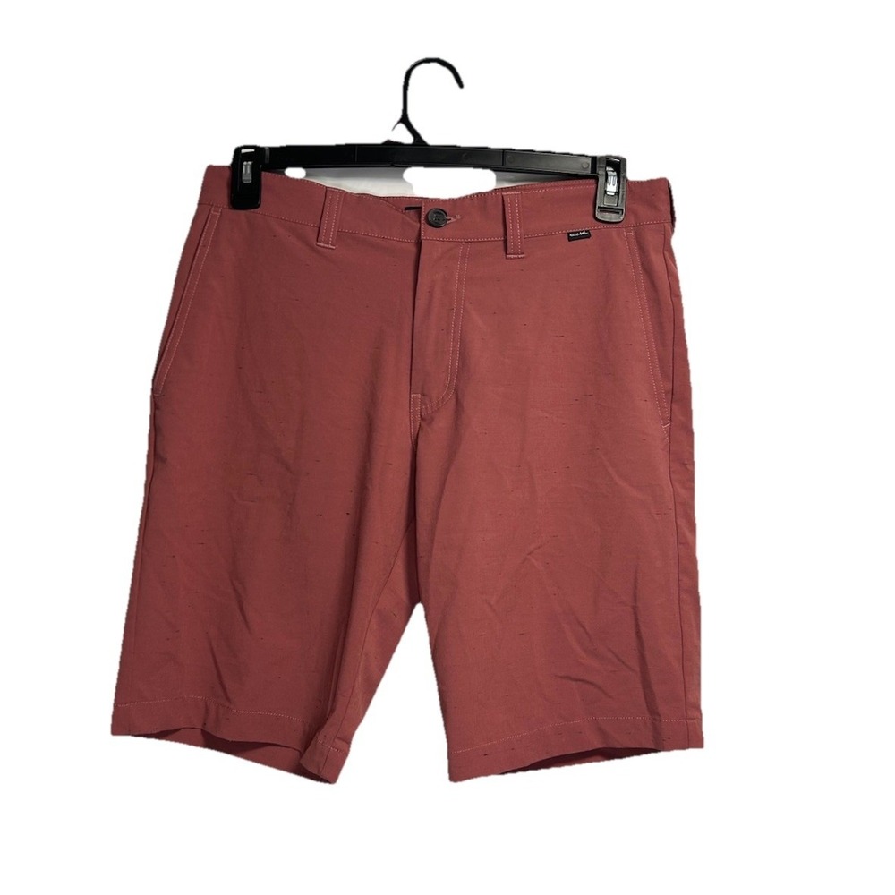 Travis Mathew Golf Shorts Mens 34 10" Inseam Stretch‎ Performance Pink Preppy